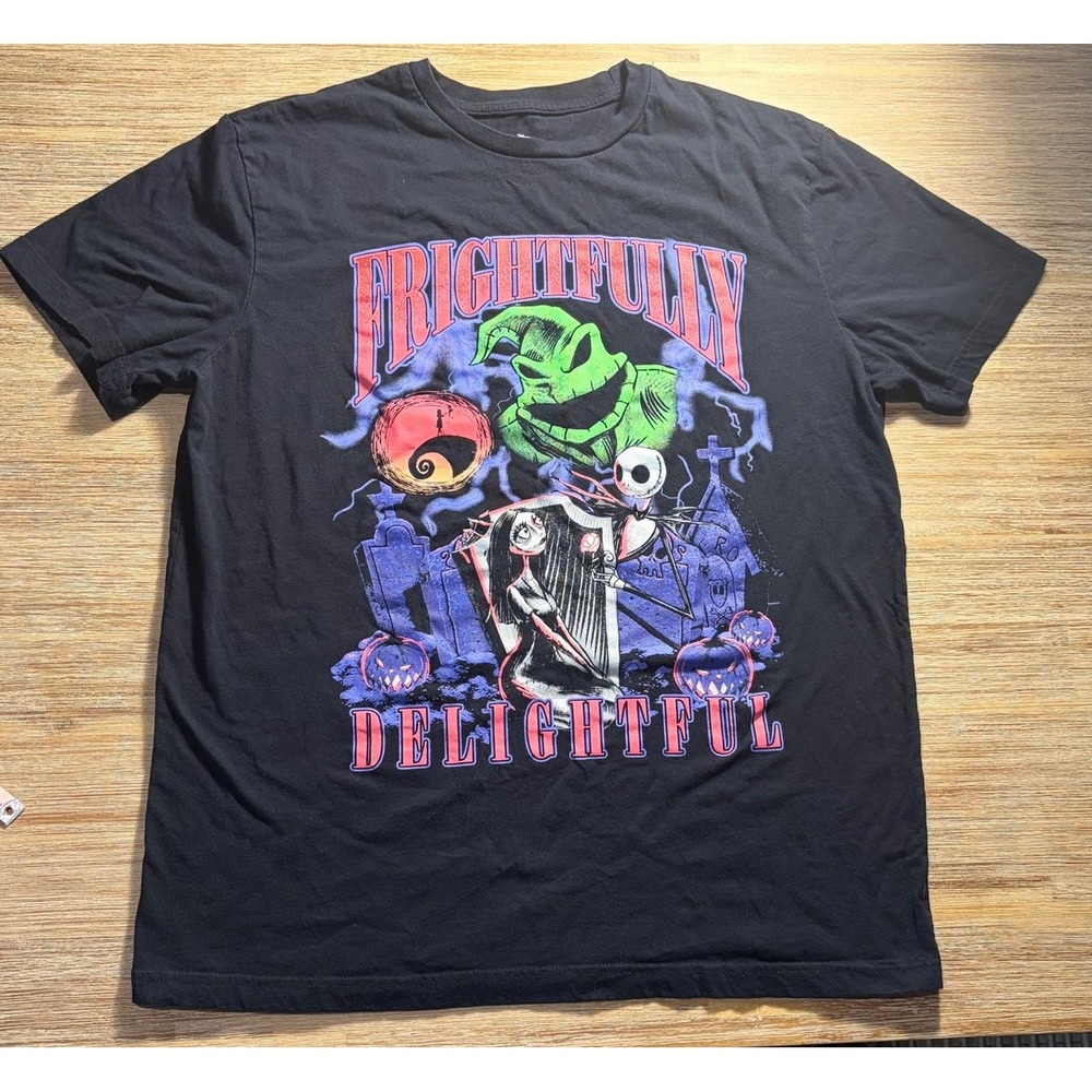 Disney Tim Burtons‎ 'The Nightmare Before Christmas' Graphic Tee Large
